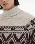 Brunello Cucinelli Brunello Cucinelli jacquard turtleneck sweater