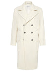 Brunello Cucinelli Brunello Cucinelli One-and-a-half-breasted coat in wide cashmere corduroy with patch pockets and metal buttons