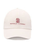 Brunello Cucinelli Brunello Cucinelli Baseball hat in comfortable cotton and cashmere corduroy with embroidered logo