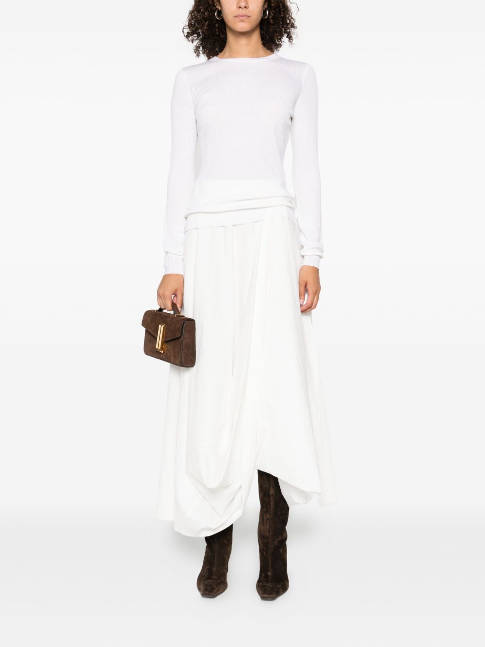 Elisabetta Franchi Elisabetta Franchi Wool blend crewneck sweater
