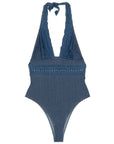 Ermanno Scervino Ermanno Scervino Crochet-lace halter swimsuit