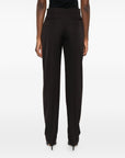 Alexander McQueen Alexander McQueen Pressed-crease tailored trousers