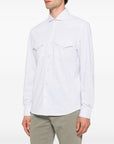Brunello Cucinelli Brunello Cucinelli Double-pocket cotton shirt