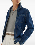 Brunello Cucinelli Brunello Cucinelli Rib-knit polo sweater