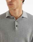 Brunello Cucinelli Brunello Cucinelli Rib-knit polo sweater