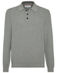 Brunello Cucinelli Brunello Cucinelli Rib-knit polo sweater