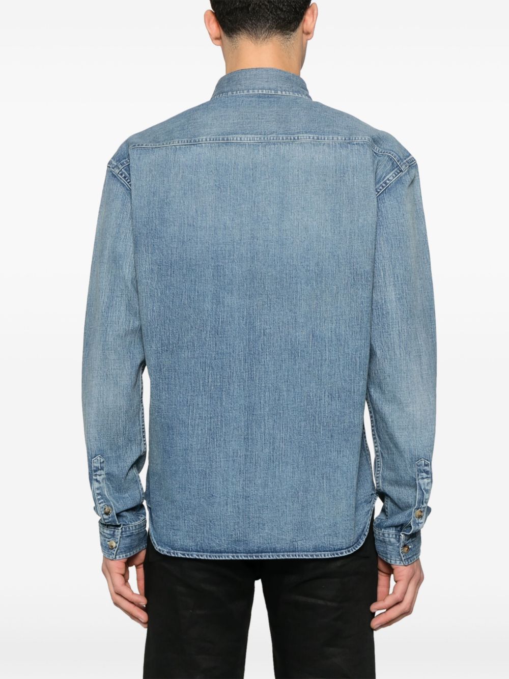Saint Laurent Saint Laurent Cassandre denim shirt
