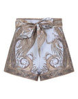 Zimmermann Zimmermann Paisley-print belted shorts