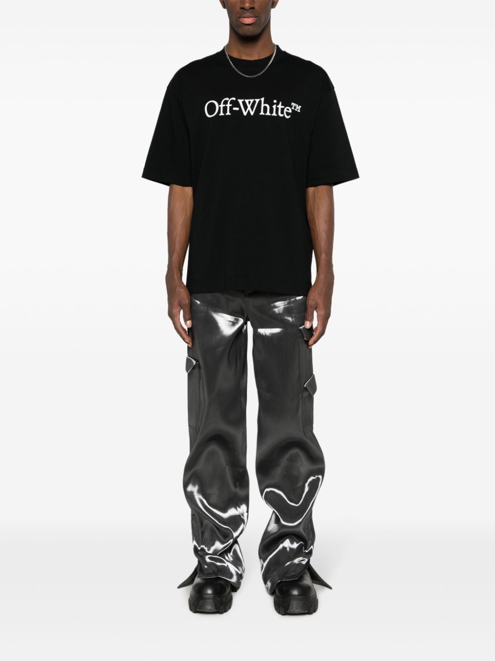 Off White Off White T-shirts and Polos Black