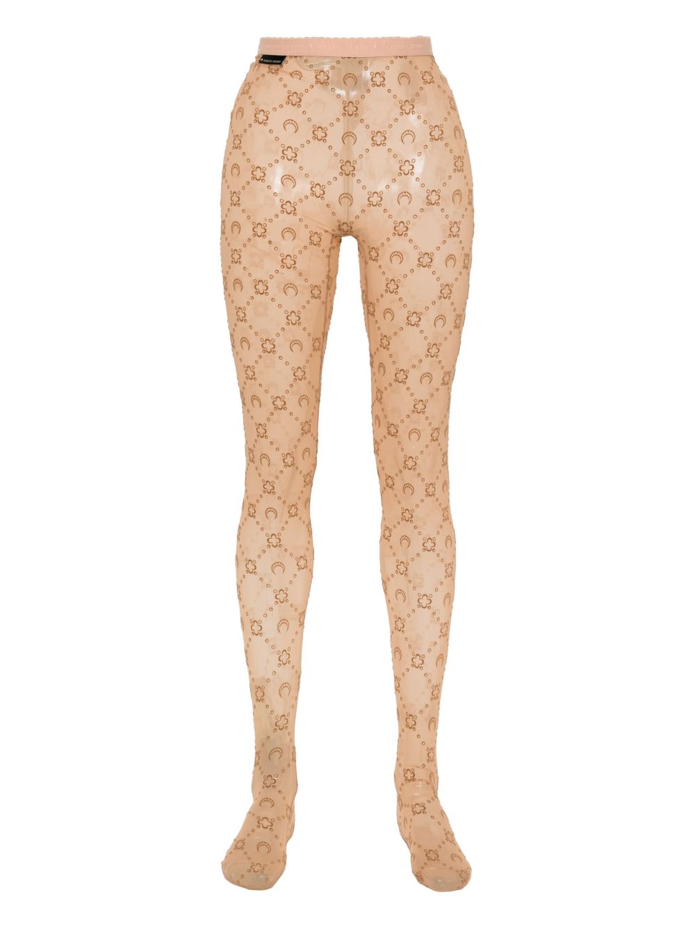 Marine Serre Marine Serre Moonogram mesh tights