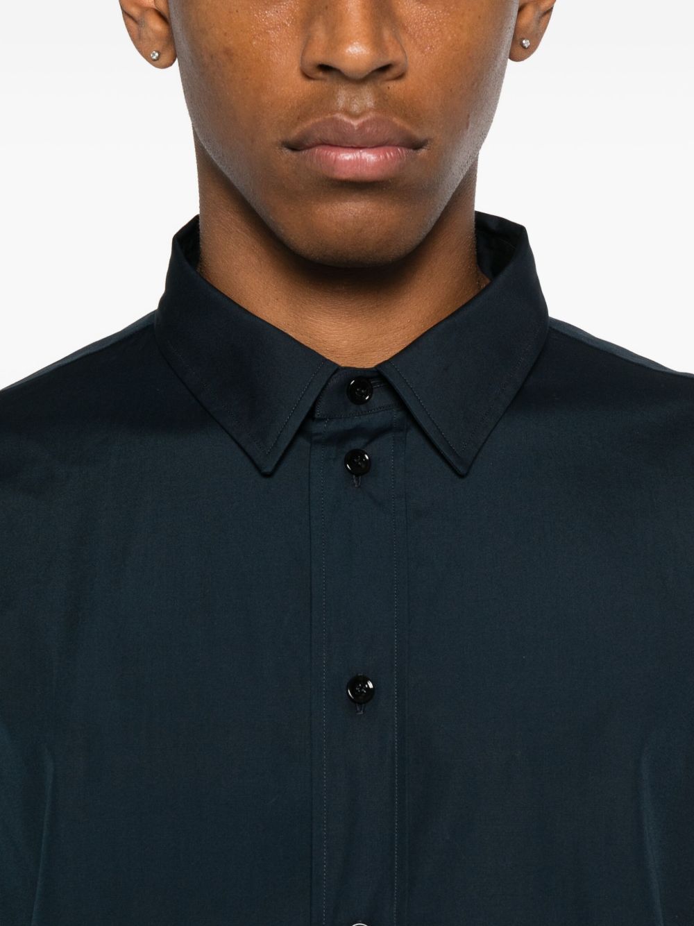 Saint Laurent Saint Laurent Cassandre long-sleeve button-up shirt