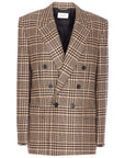 Saint Laurent Saint Laurent Double-breasted check blazer