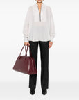 Brunello Cucinelli Brunello Cucinelli Monili-chain silk blouse
