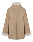 Fay Fay Leather shealing cape