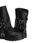 Dolce & Gabbana Dolce & Gabbana-Biker ankle boots with buckles