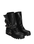 Dolce & Gabbana Dolce & Gabbana-Biker ankle boots with buckles