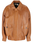 Saint Laurent Saint Laurent  Jackets Leather Brown
