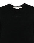 Comme Des Garcons Comme Des Garcons Comme Des GarÃ§ons Fringed Wool Top