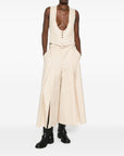 Zimmermann Zimmermann Belted Wide-Leg Wool Blend Trousers