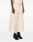 Zimmermann Zimmermann Belted Wide-Leg Wool Blend Trousers