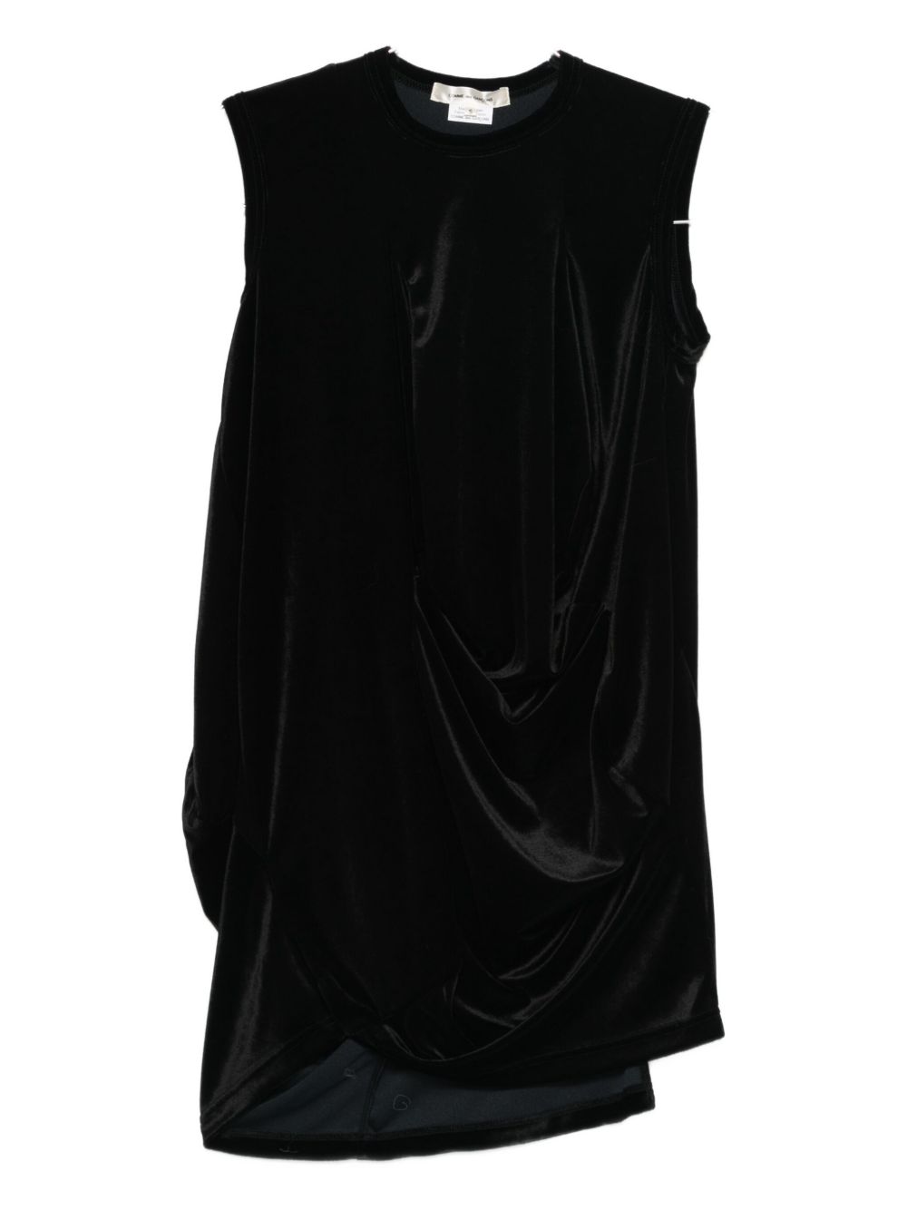 Comme Des Garcons Comme Des Garcons Comme Des GarÃ§ons Draped Sleeveless Top