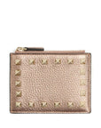 Valentino Garavani Valentino Garavani-Rockstud grainy card holder