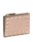 Valentino Garavani Valentino Garavani-Rockstud grainy card holder