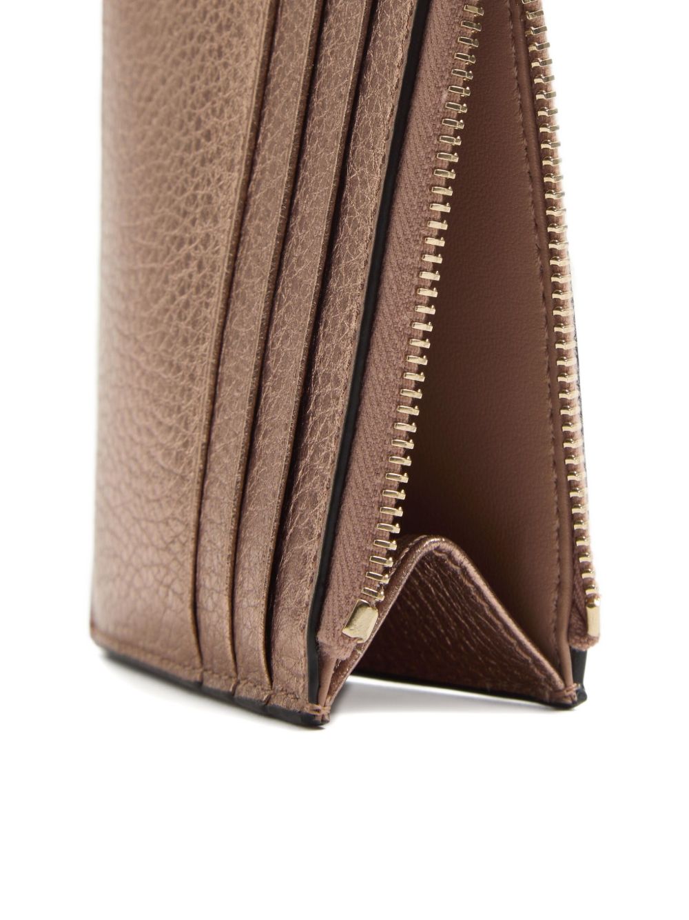 Valentino Garavani Valentino Garavani-Rockstud grainy card holder