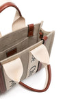 Chloé Chloé Small Woody Tote Bag In Linen