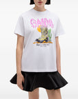 Ganni Ganni Boots organic cotton t-shirt