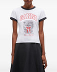 Ganni Ganni Margot Kitty organic cotton t-shirt