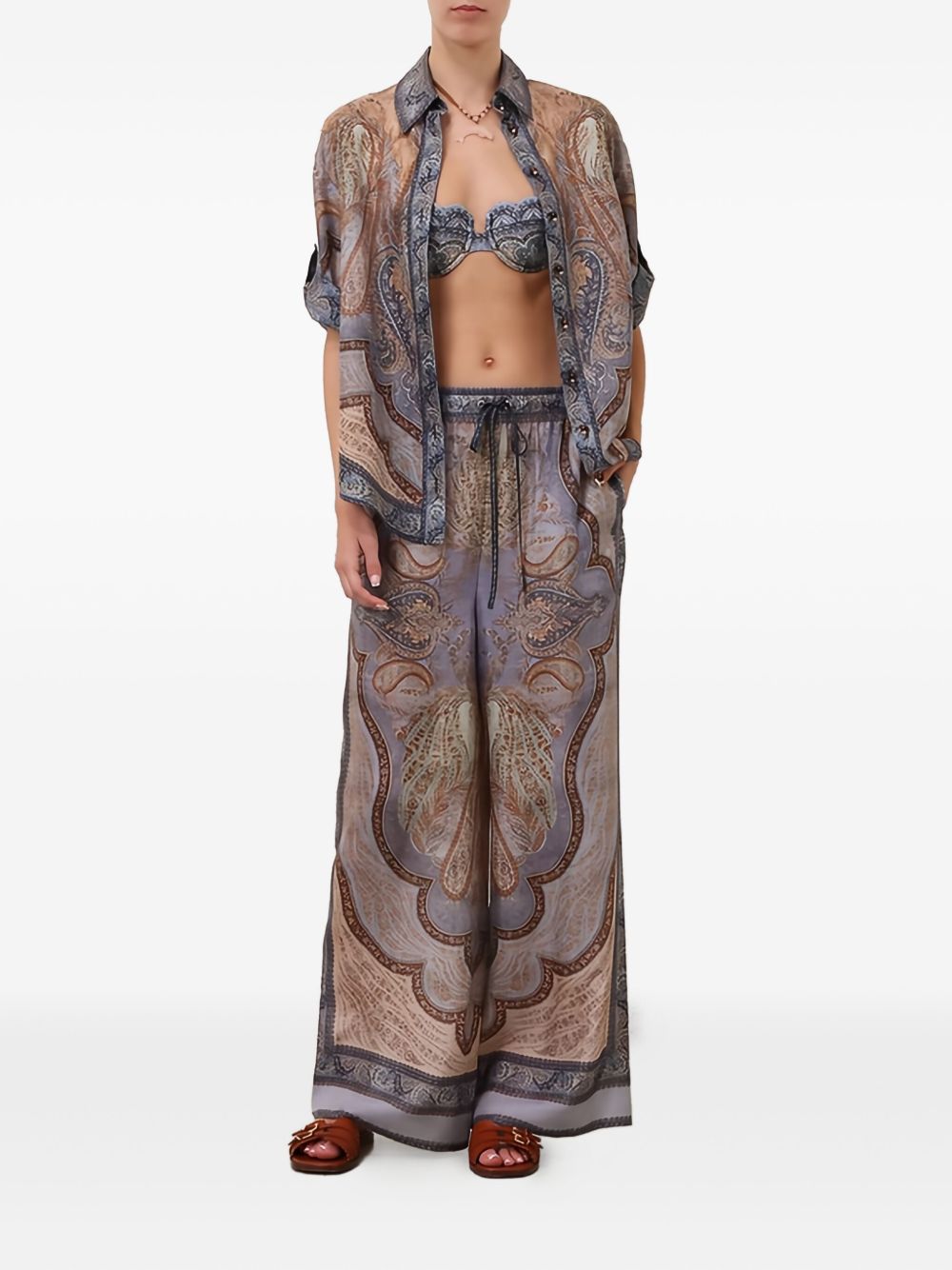 Zimmermann Zimmermann Wanderlust silk trousers