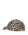 Ganni Ganni Leopard Canvas Cap