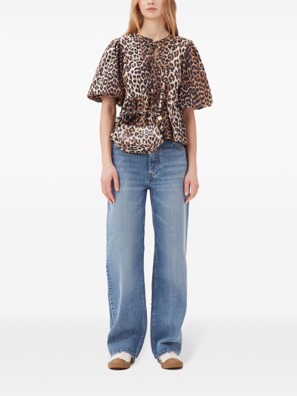 Ganni Ganni Organic cotton blouse