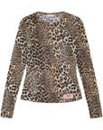 Ganni Ganni Leopard print top
