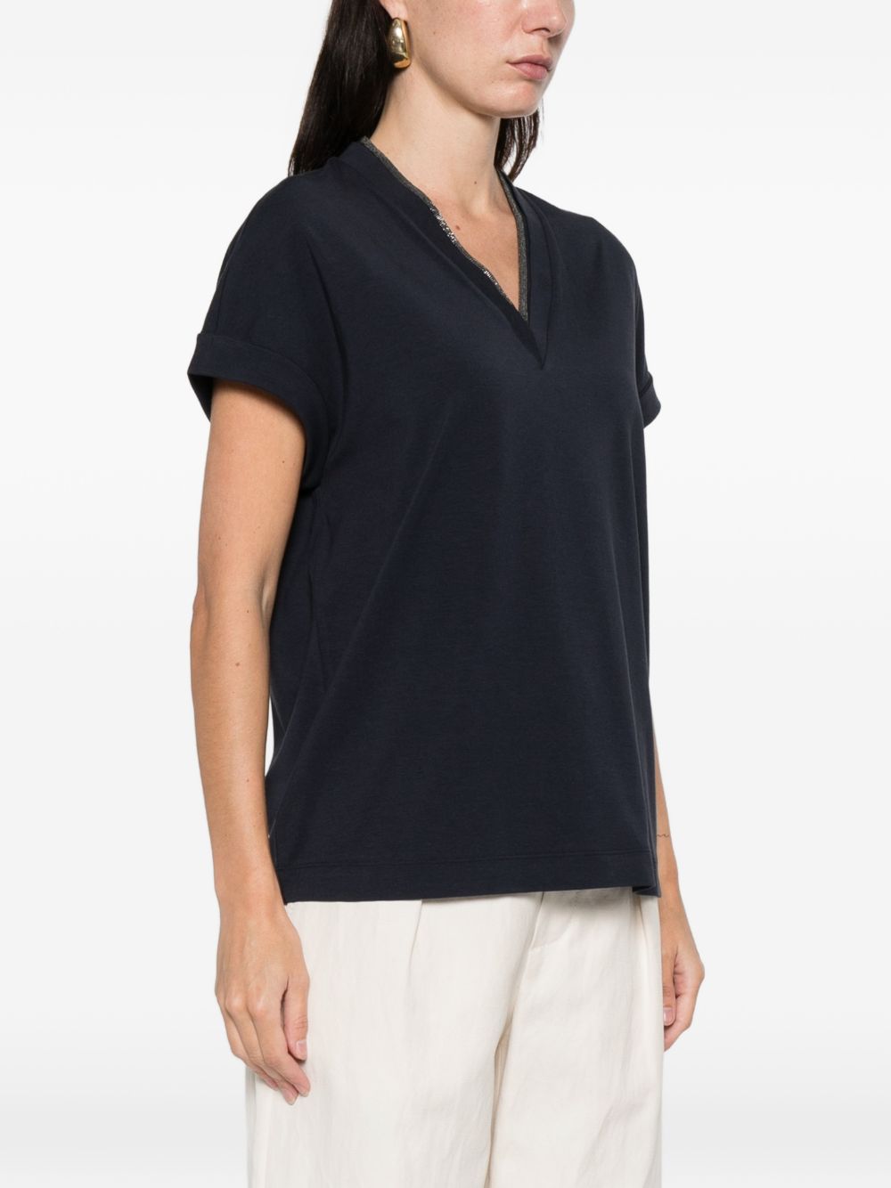 Brunello Cucinelli Brunello Cucinelli T-shirts and Polos Blue