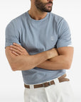 Brunello Cucinelli Brunello Cucinelli T-shirts and Polos Clear Blue