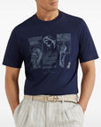 Brunello Cucinelli Brunello Cucinelli T-shirts and Polos Blue