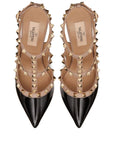 Valentino Garavani Valentino Garavani Rockstud Patent Pumps With 100mm Straps