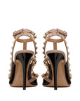 Valentino Garavani Valentino Garavani Rockstud Patent Pumps With 100mm Straps
