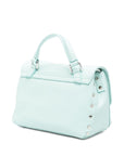 Zanellato Zanellato Postina® Baby Bag In Hammered Leather Blue Celentano