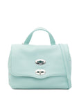 Zanellato Zanellato Postina® Baby Bag In Hammered Leather Blue Celentano