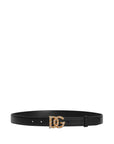 Dolce & Gabbana Dolce & Gabbana-leather belt with a gold-tone DG logo buckle