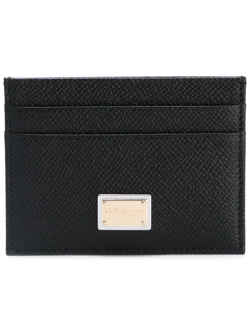 Dolce &amp; Gabbana Dolce &amp; Gabbana-card holder with logo plaque on the front