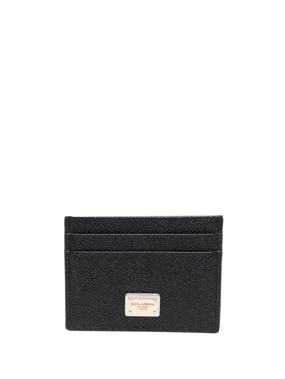 Dolce &amp; Gabbana Dolce &amp; Gabbana-card holder with logo plaque on the front