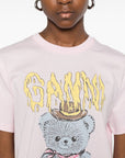 Ganni Ganni Cowboy Bear organic cotton t-shirt