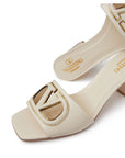 Valentino Garavani Valentino Garavani V-Logo sandals with 60mm cut-out