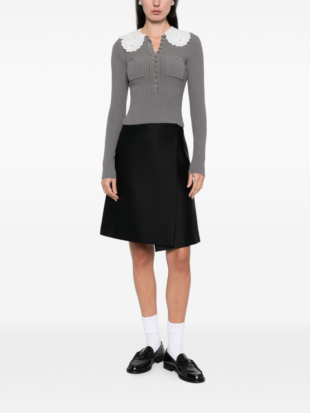Self-Portrait Self-Portrait Collar-detail sweater