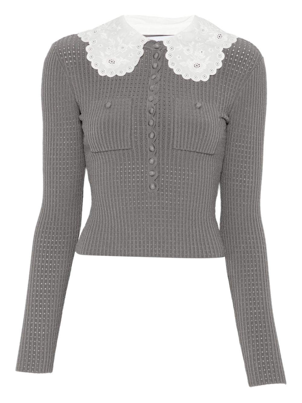 Self-Portrait Self-Portrait Collar-detail sweater
