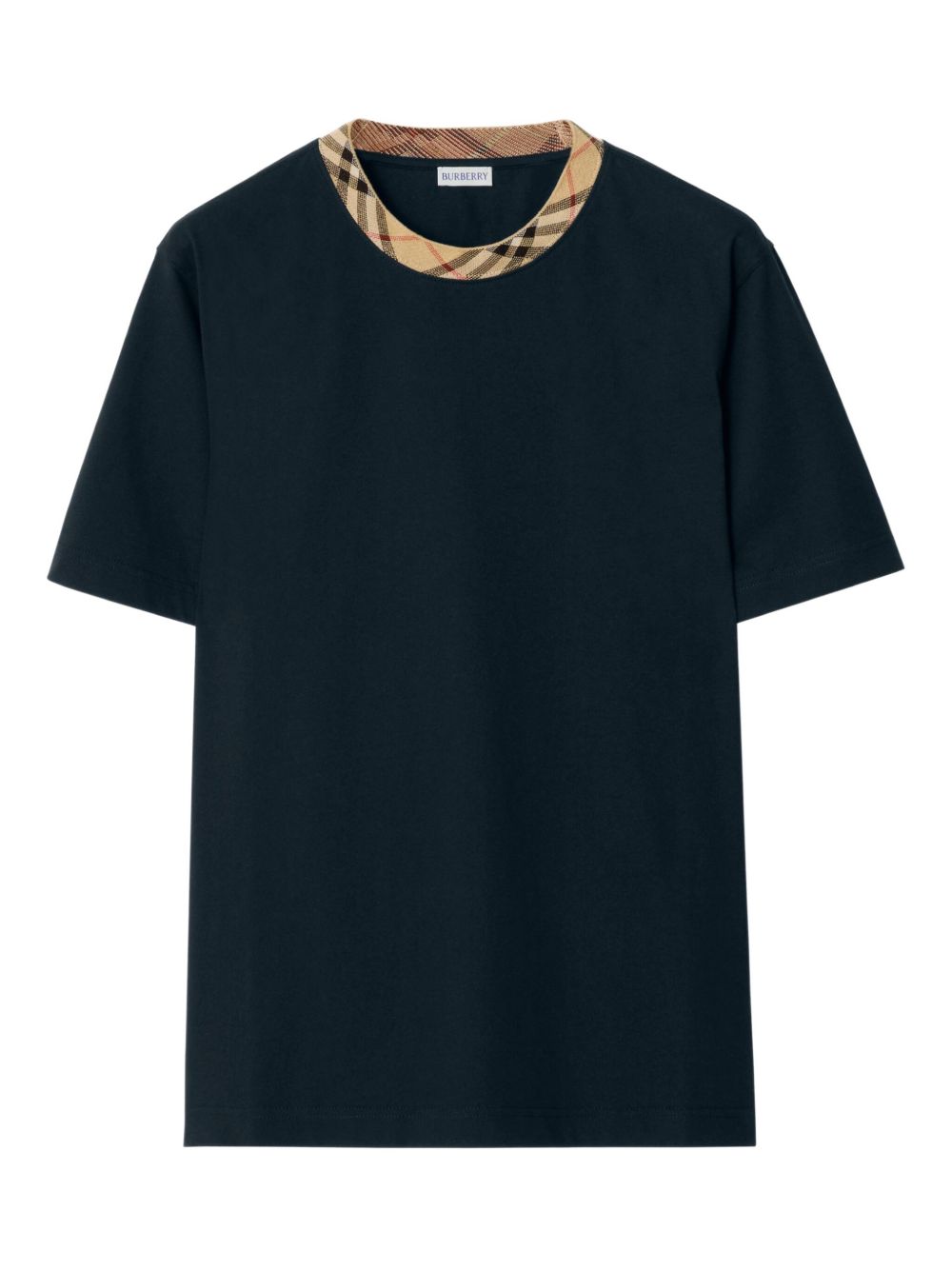 Burberry Burberry Check motif cotton t-shirt